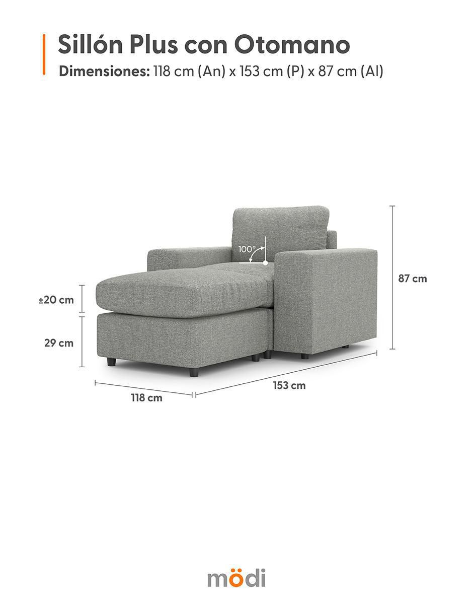 Juego de asiento con taburete Adapti Plus 9