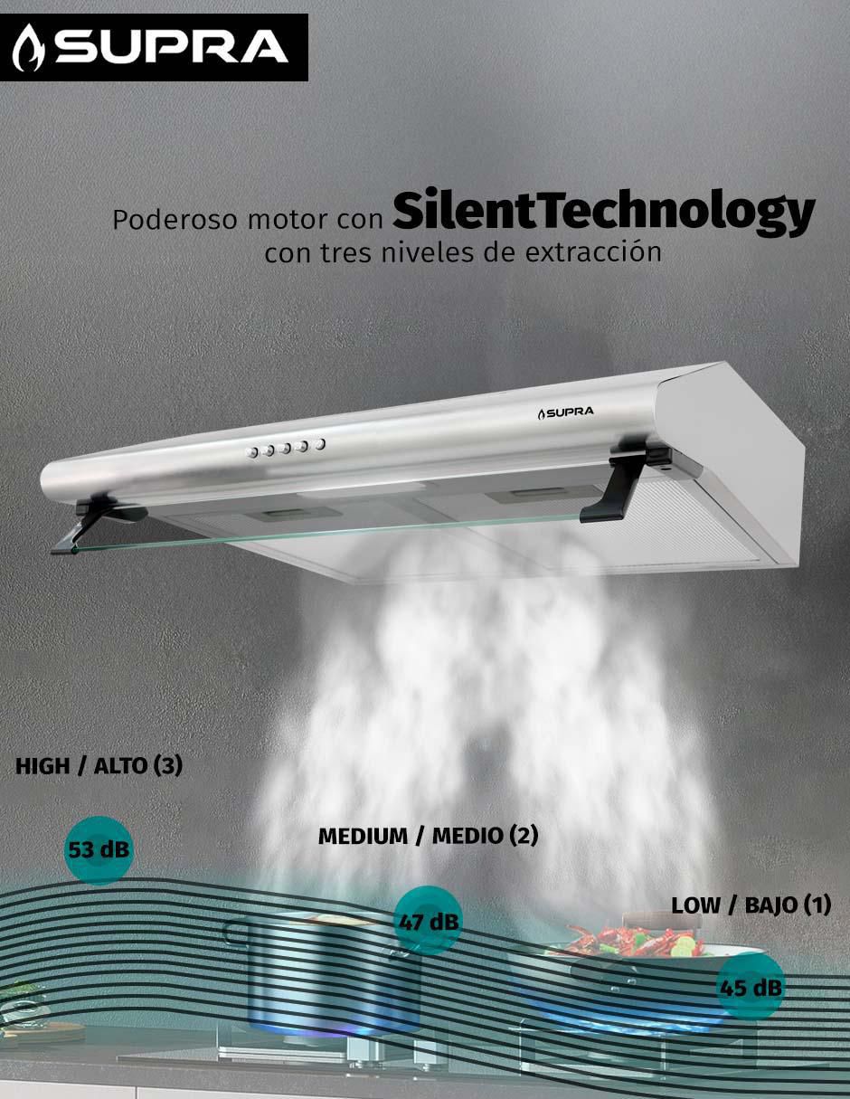 Campana de pared Supra CB-60 de acero inoxidable