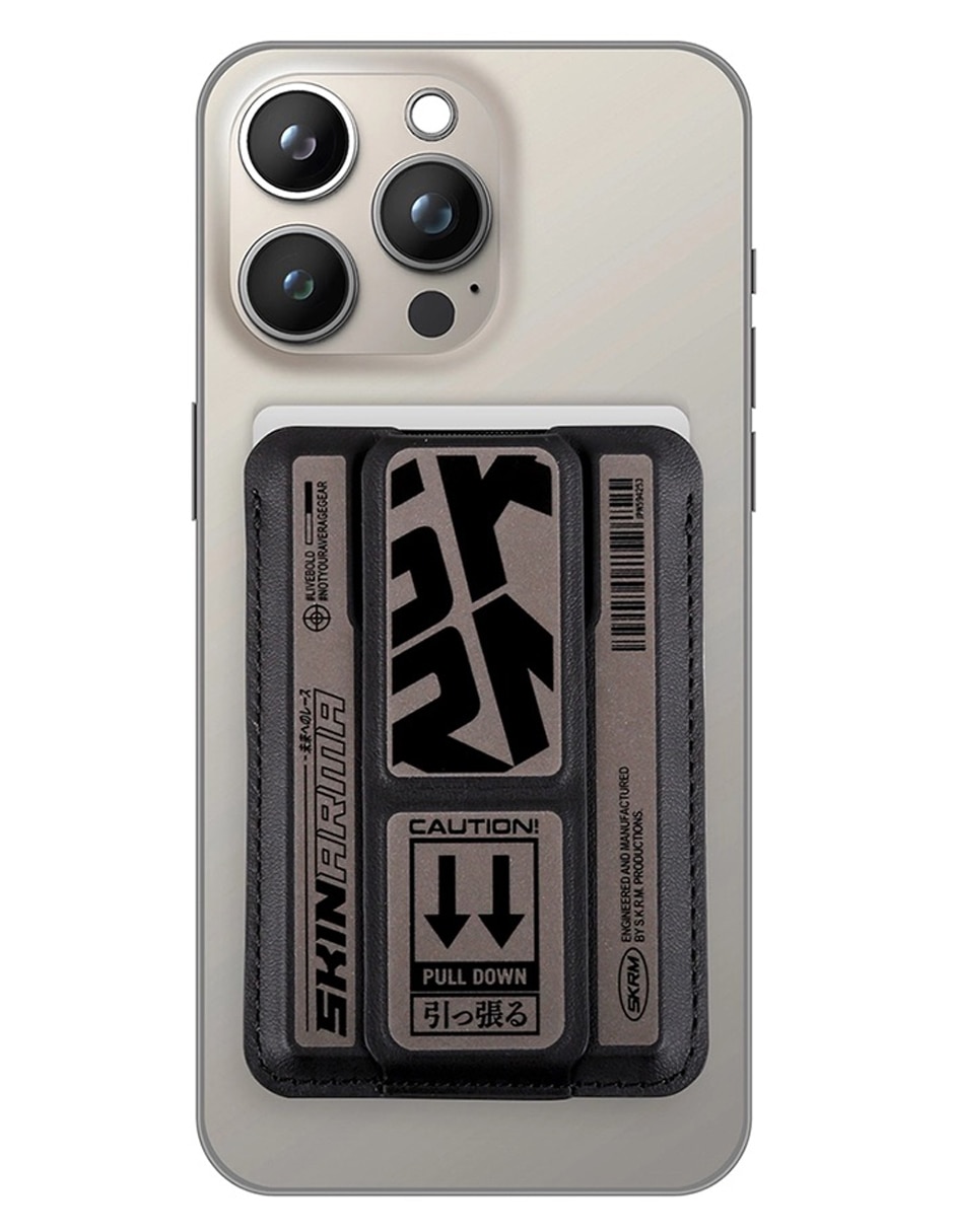 Tarjetero para celular Skinarma cuero unisex