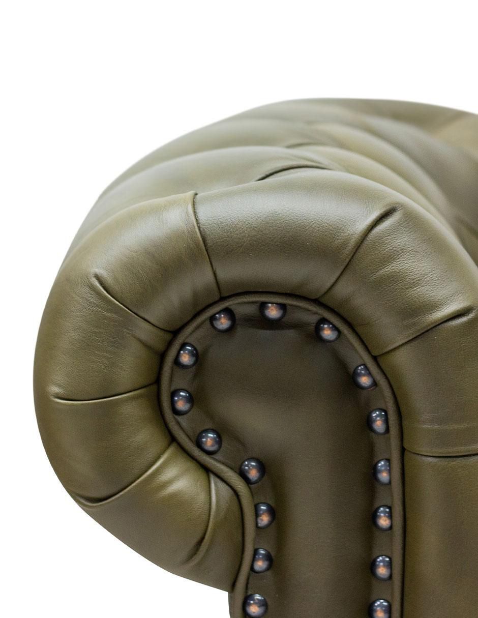 Sofá Chesterfield de piel