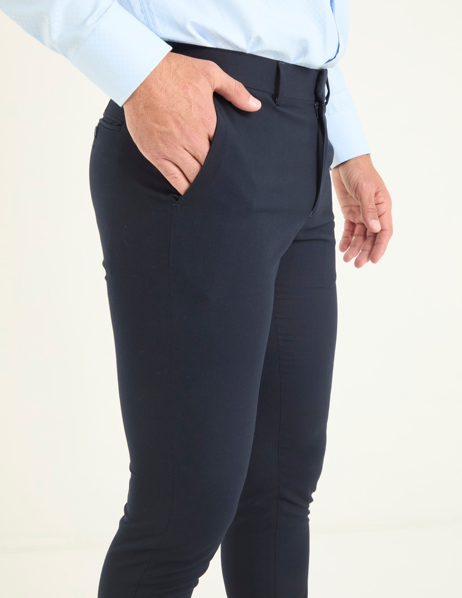 Pantalón de vestir regular para hombre 2