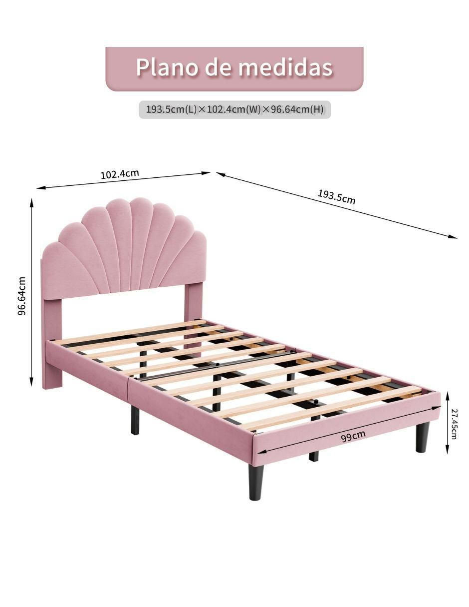 Base para cama armable de acero 8