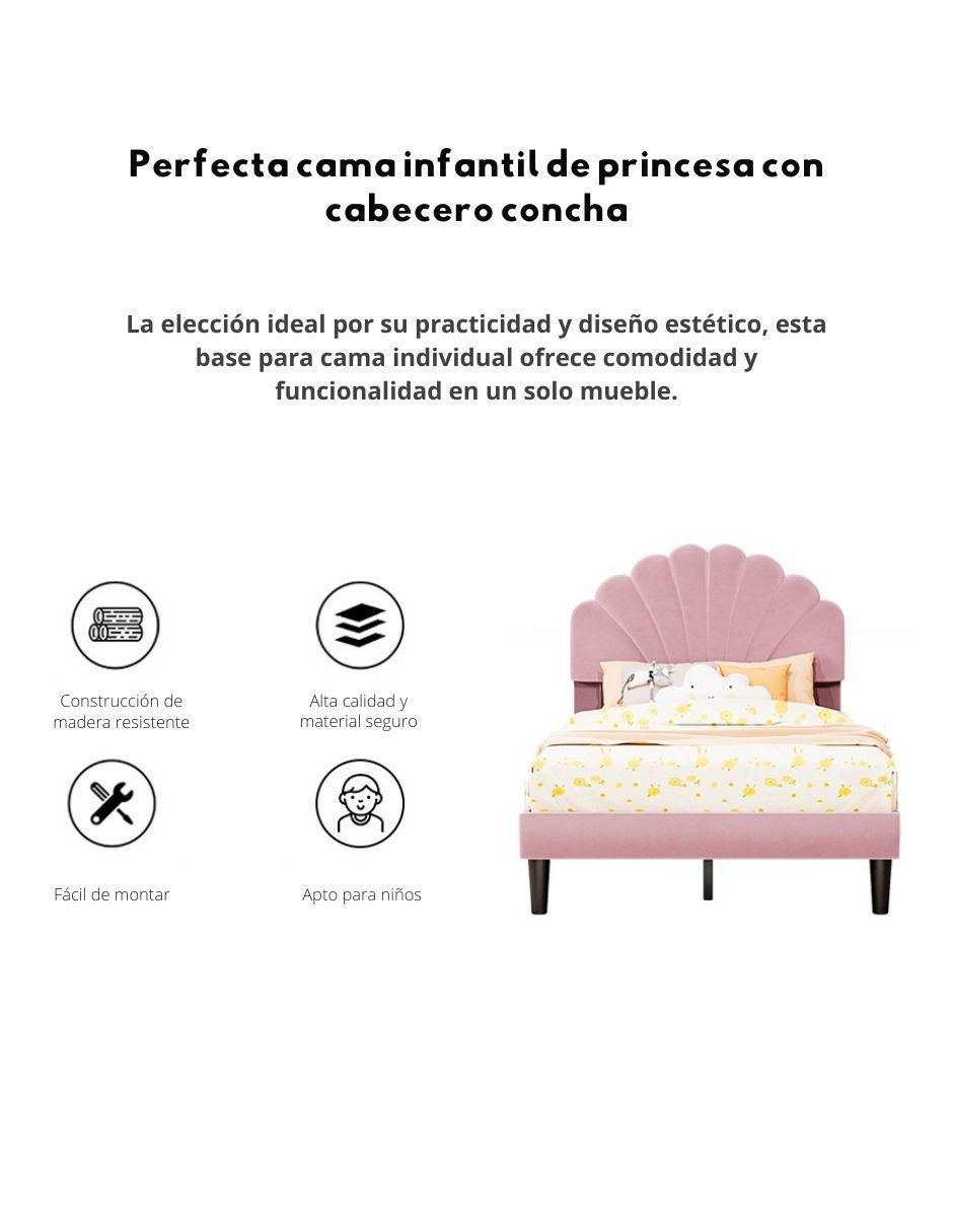 Base para cama armable de acero individual Base para cama armable de acero individual