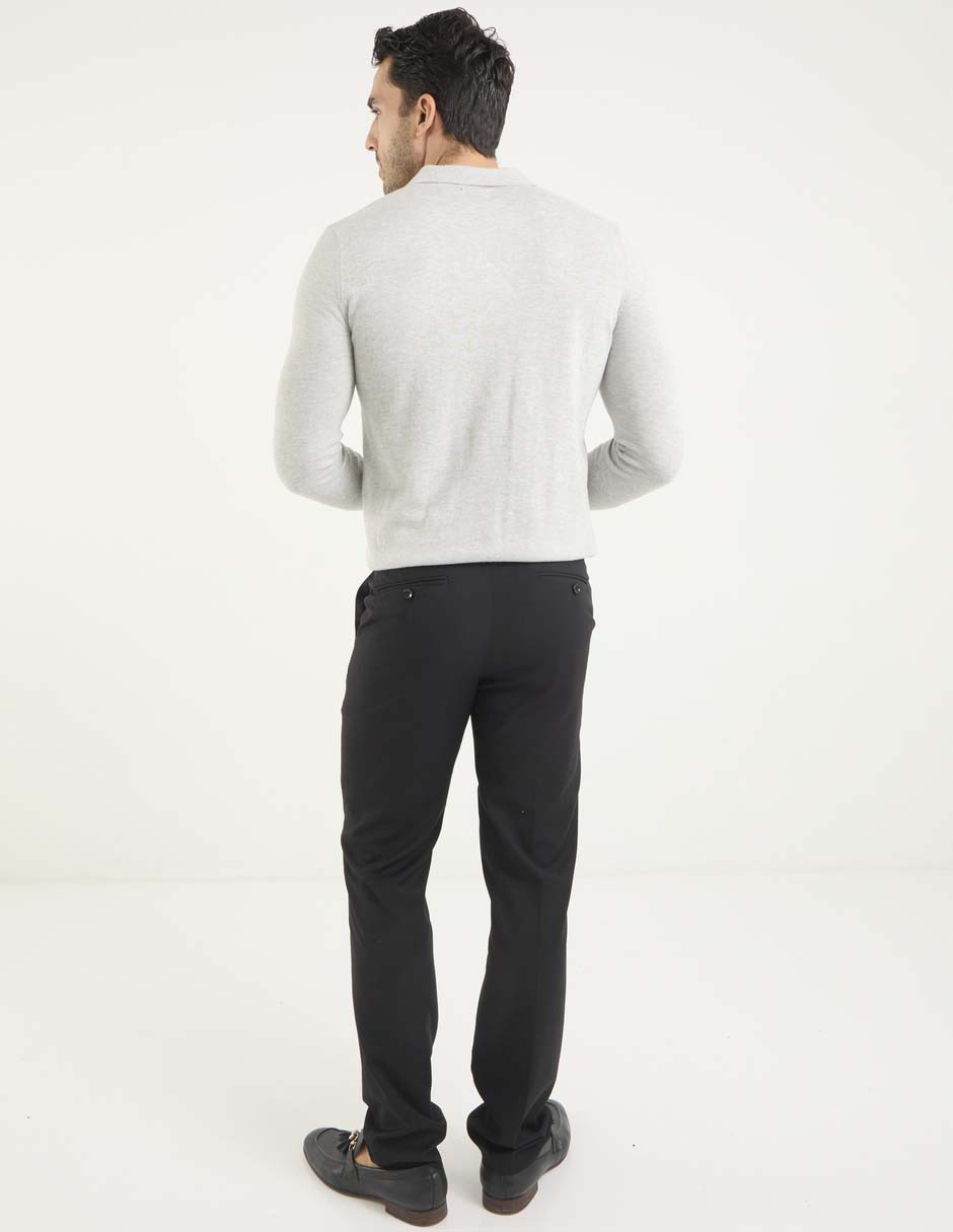 Pantalón de vestir regular para hombre 5