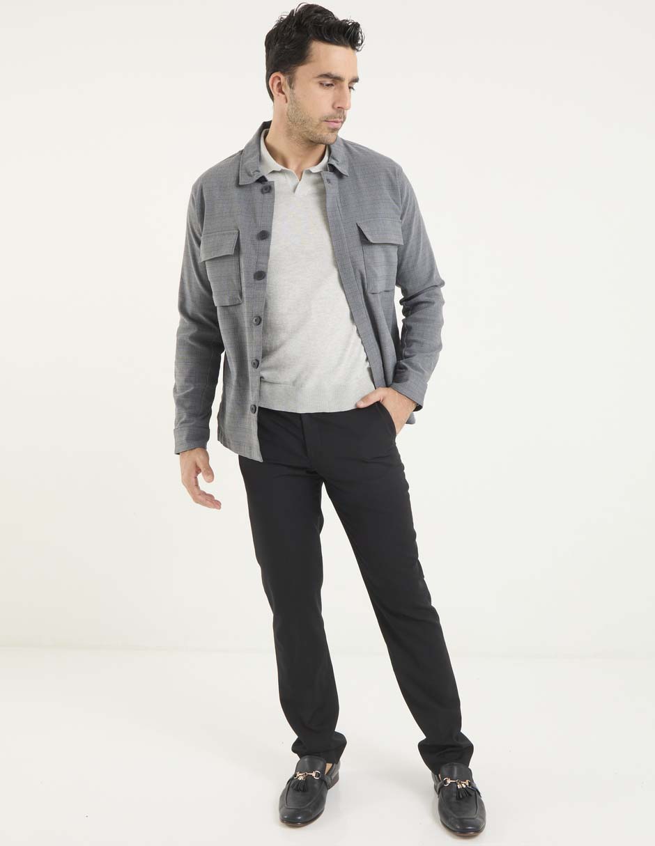 Pantalón de vestir regular para hombre 6