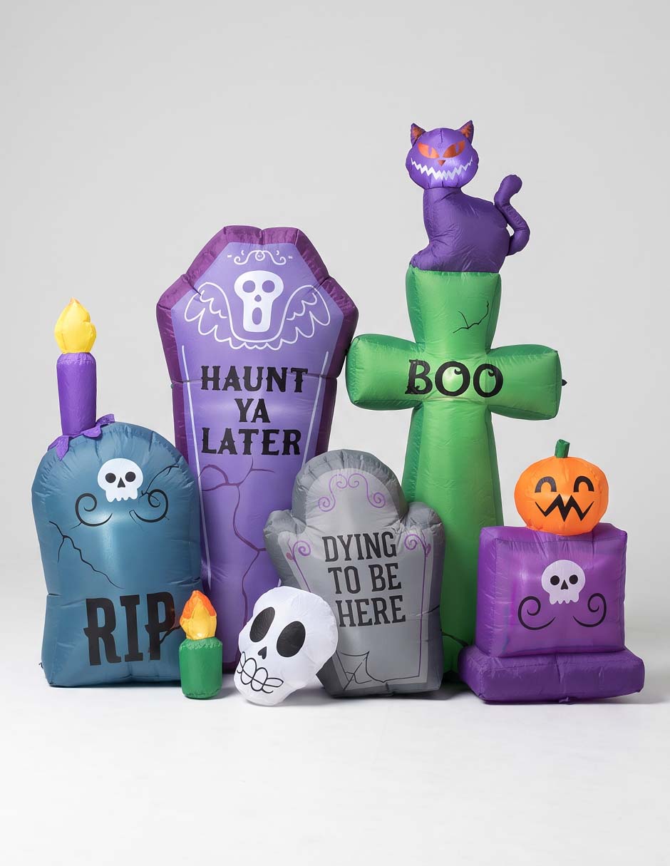 Inflable decorativo de Halloween Cementerium 1