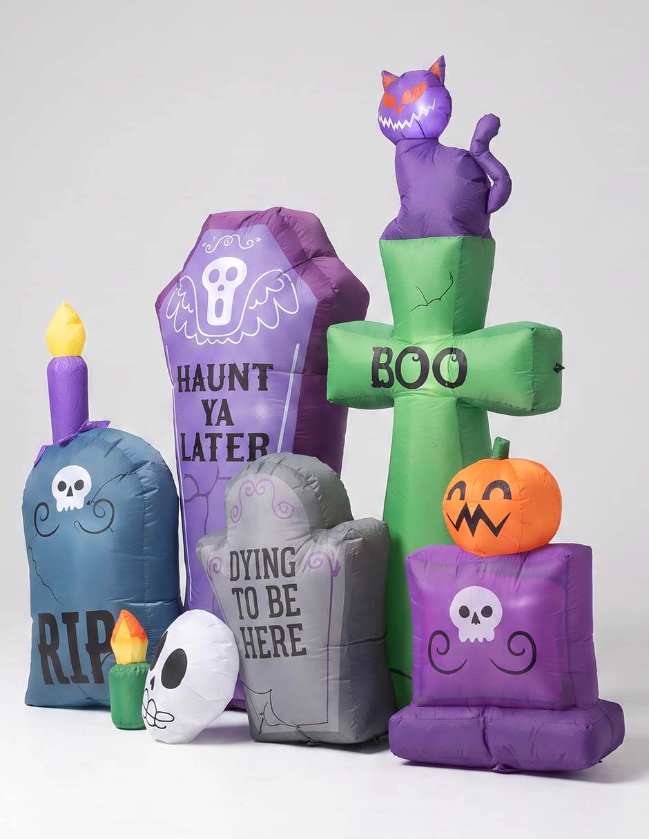 Inflable decorativo de Halloween Cementerium 2