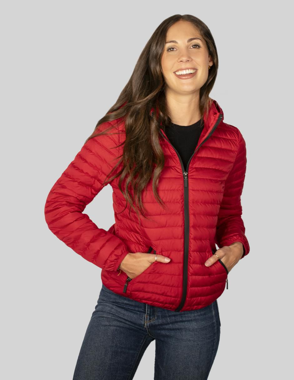 Chamarra acolchada greenlander para mujer