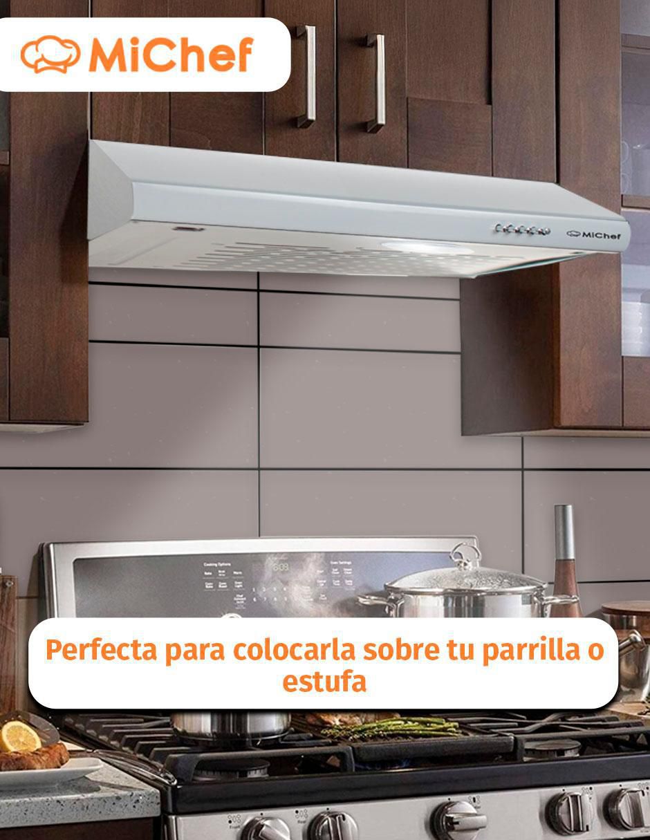 Campana plana Michef ARIA G-60 de acero inoxidable