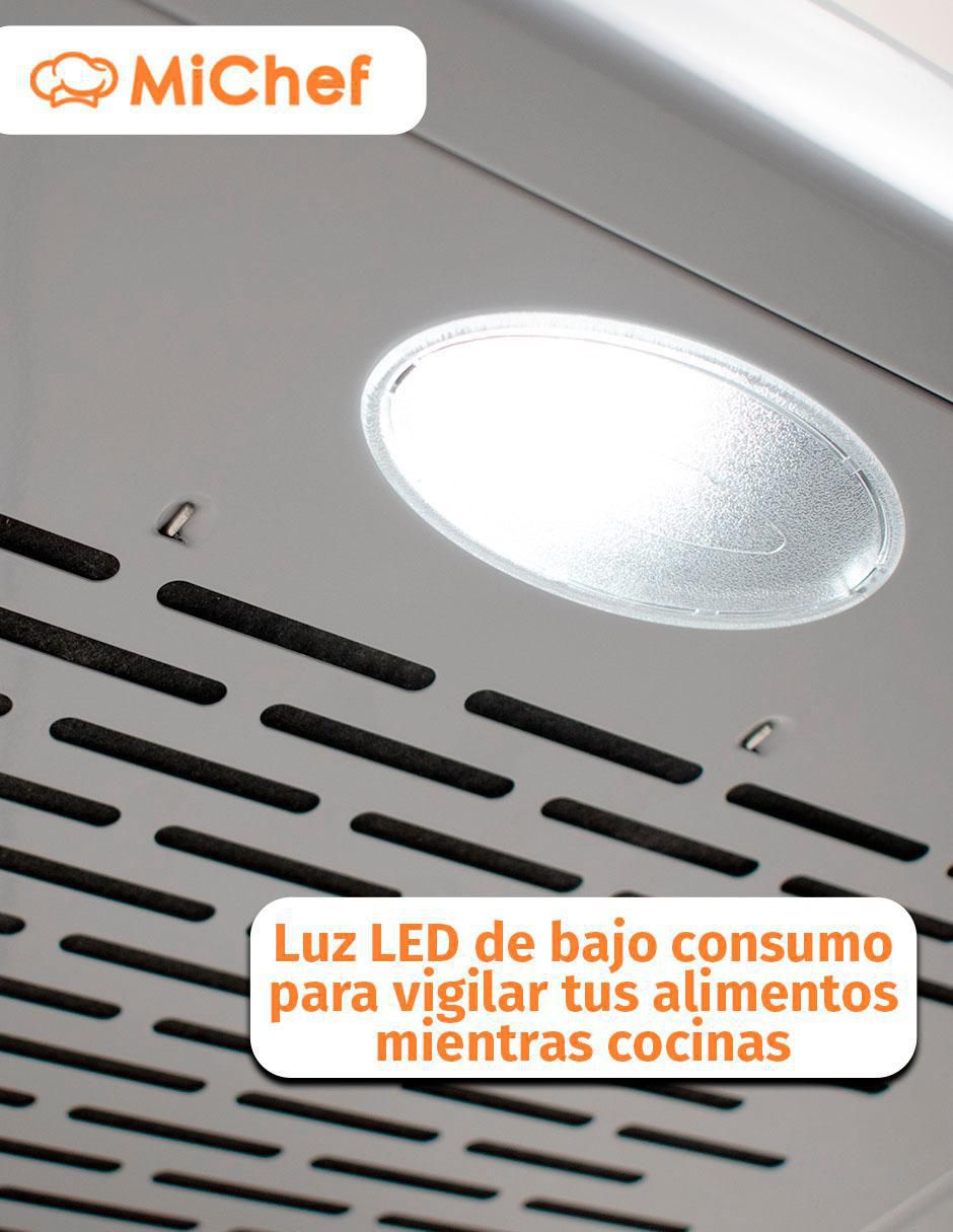 Campana plana Michef ARIA G-60 de acero inoxidable