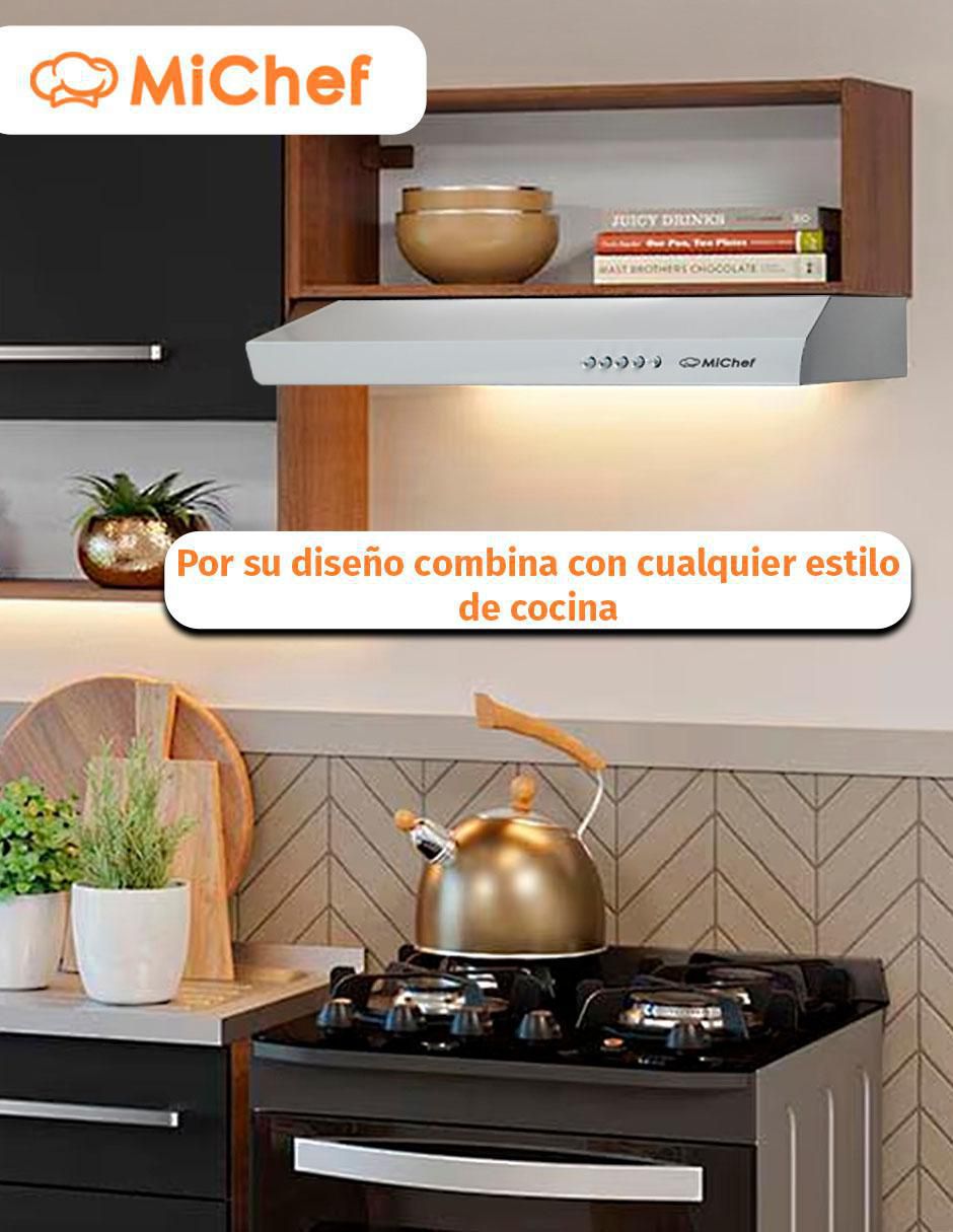 Campana plana Michef ARIA G-60 de acero inoxidable