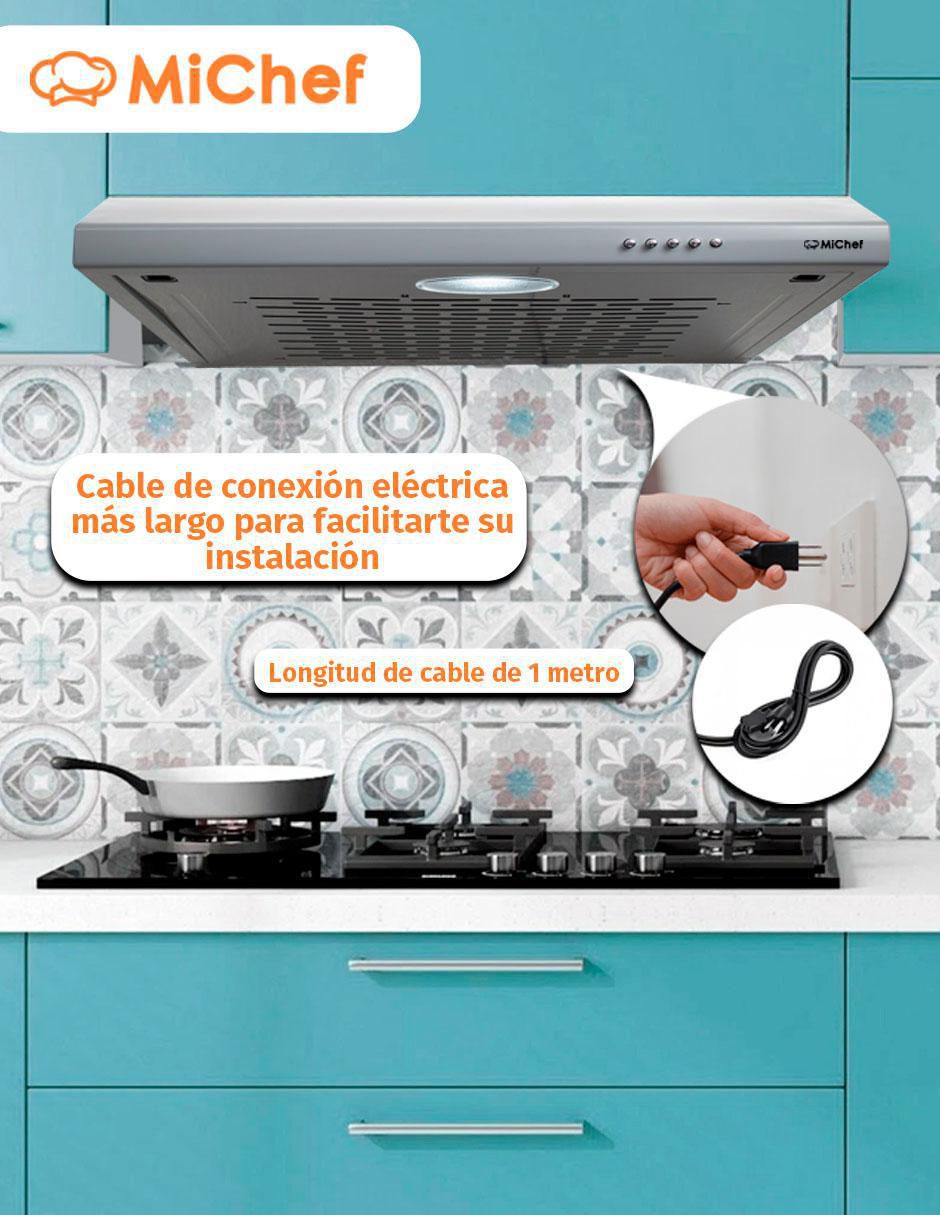 Campana plana Michef ARIA G-60 de acero inoxidable