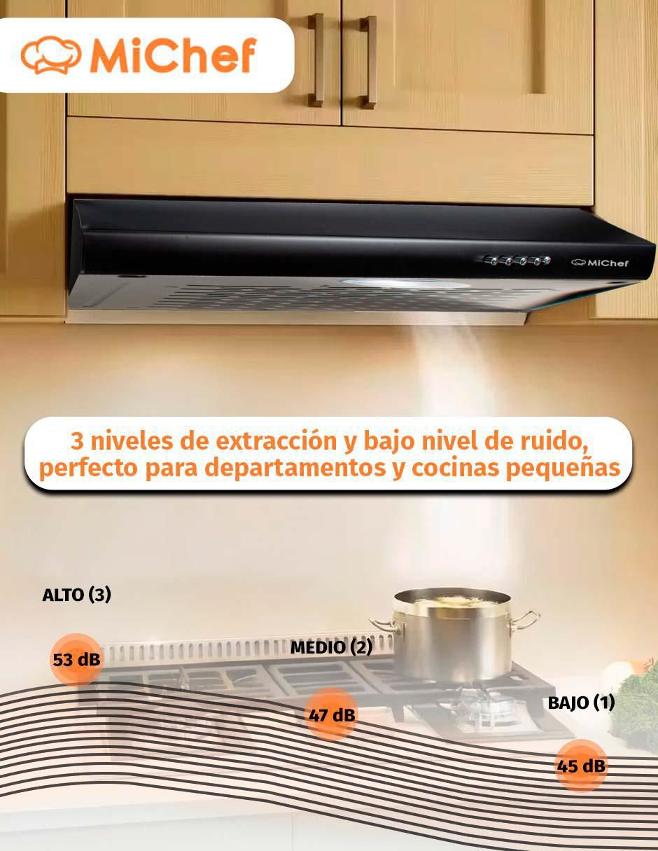 Campana plana Aria N-60 de acero inoxidable