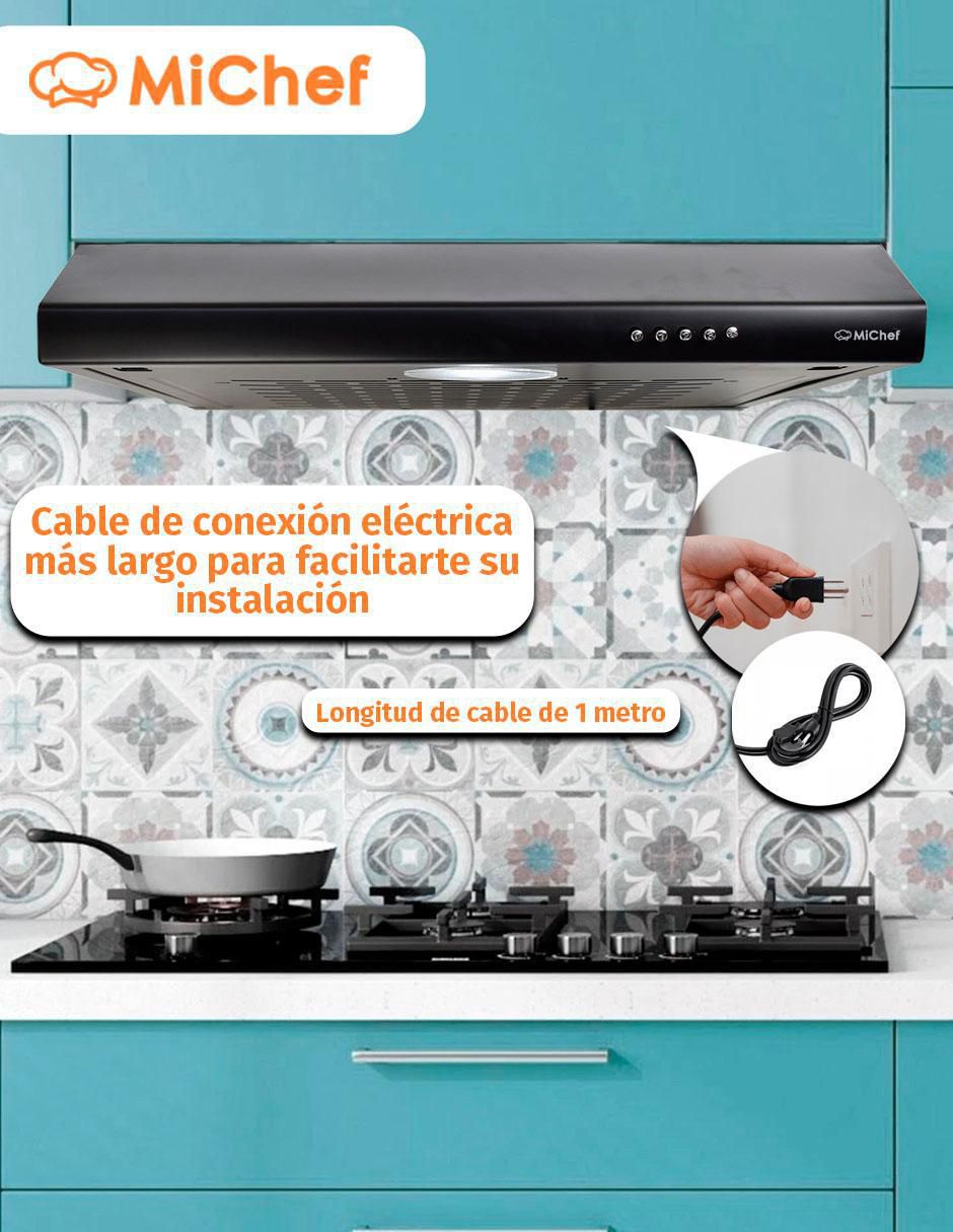 Campana plana Michef Aria N-60 de acero inoxidable