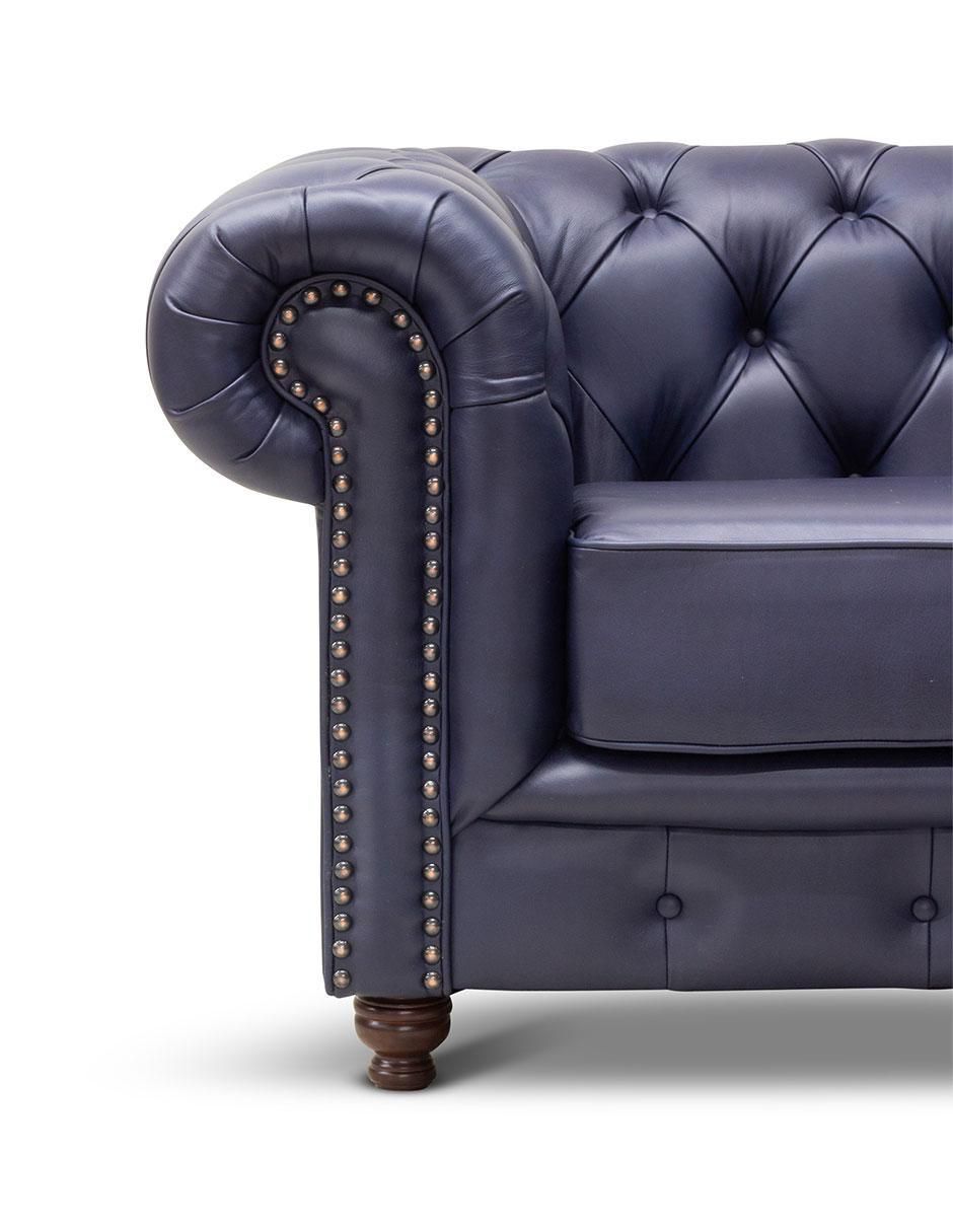 Sofá Chesterfield de piel