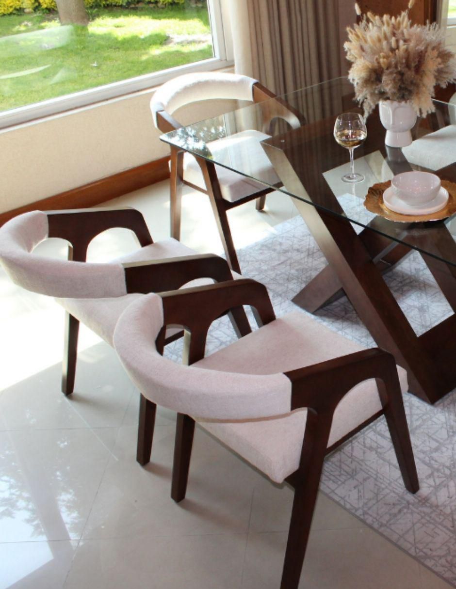 Comedor BRISA Cast Store para 6 personas de cristal templado