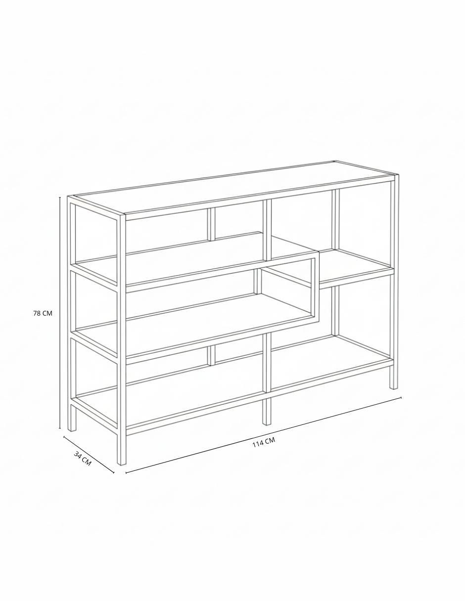 Credenza armable Credenza Easy Living de melamina