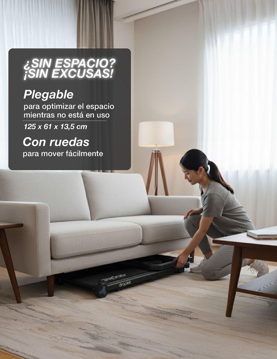 Caminadora casera droplet rn320 plegable