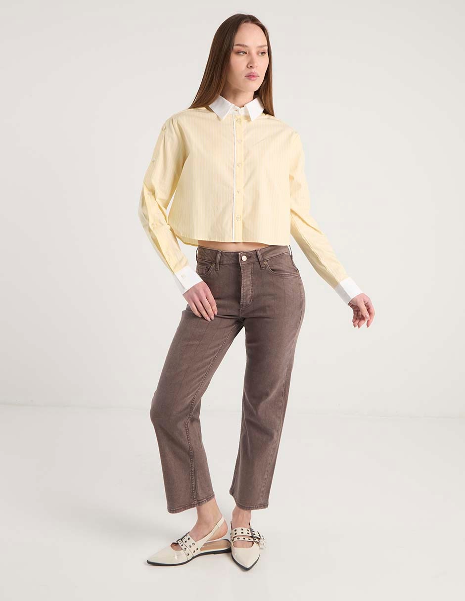 Jeans straight para mujer 4