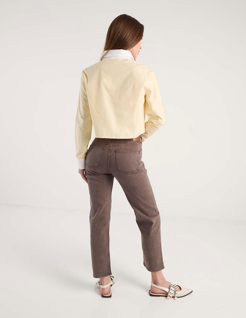 Jeans straight para mujer 6