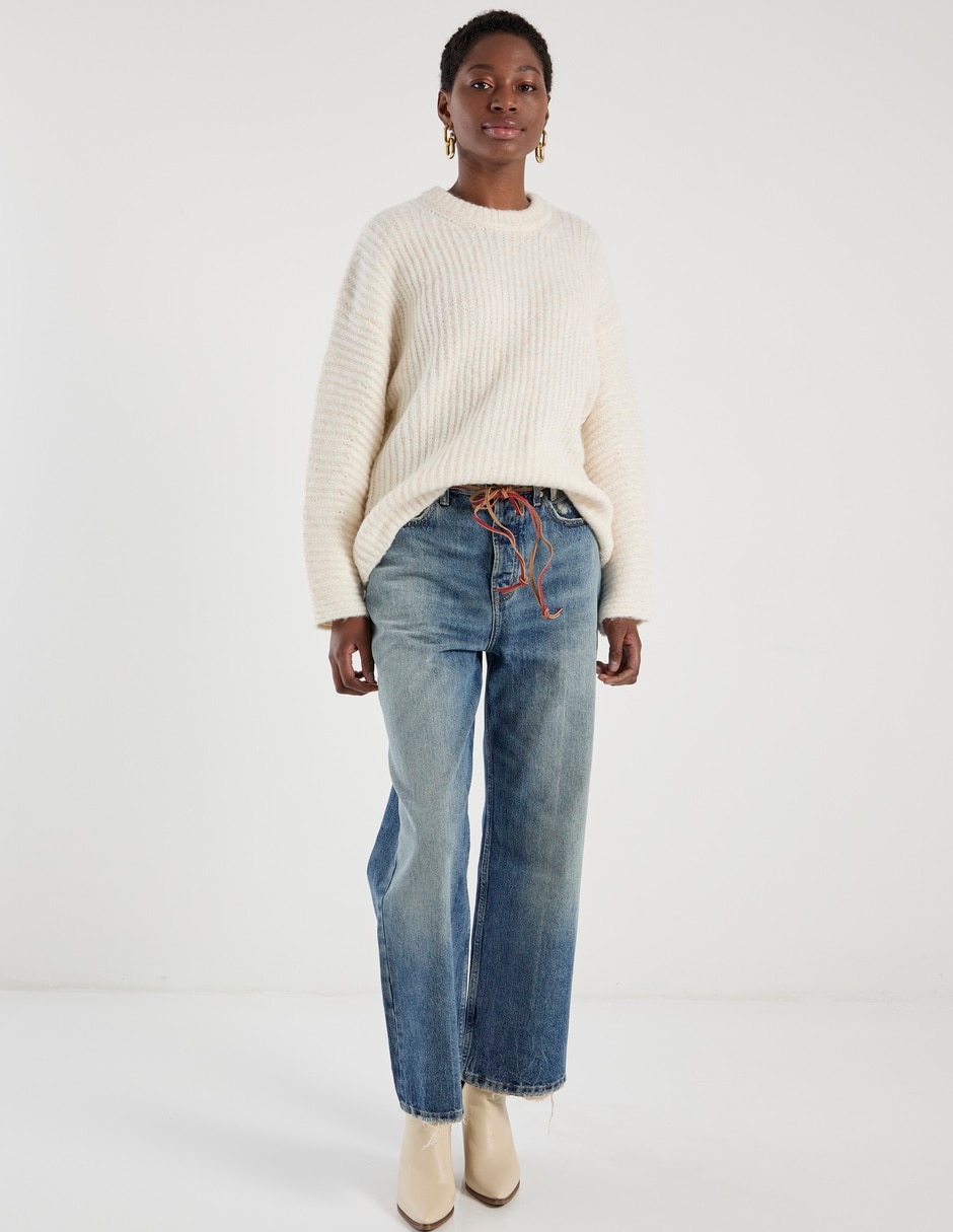 Jeans acampanado para mujer 4