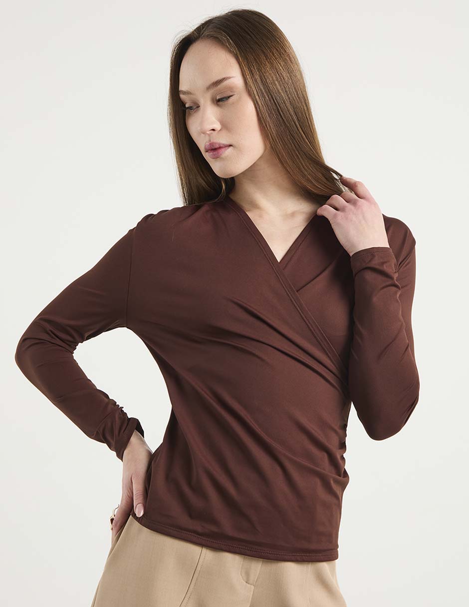 Blusa manga larga para mujer 1