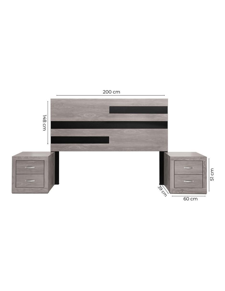 Set recámara Louvre de MDF 10