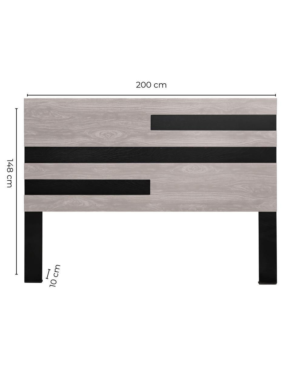 Cabecera Louvre de MDF 6