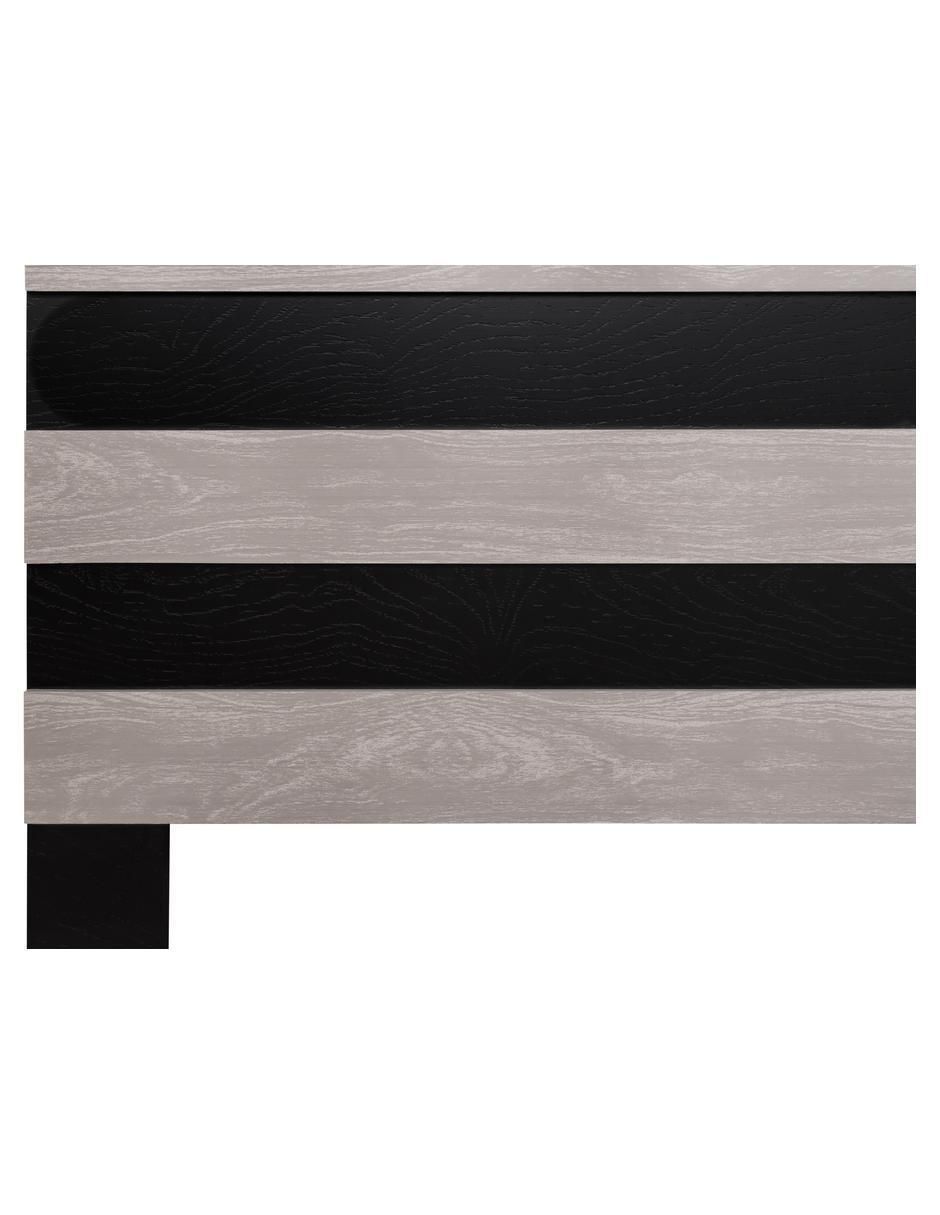 Cabecera Louvre de MDF