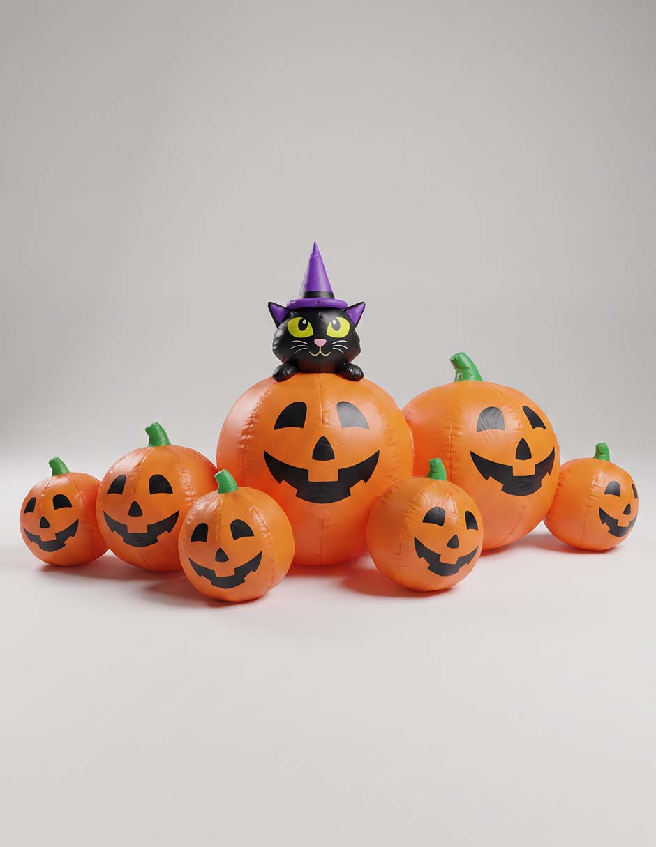 Inflable decorativo forma de calabaza Cementerium 1