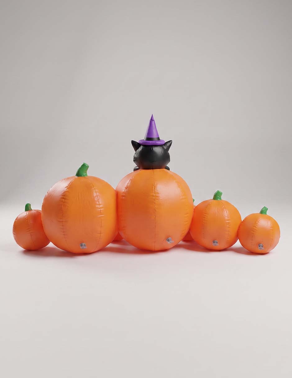 Inflable decorativo forma de calabaza Cementerium