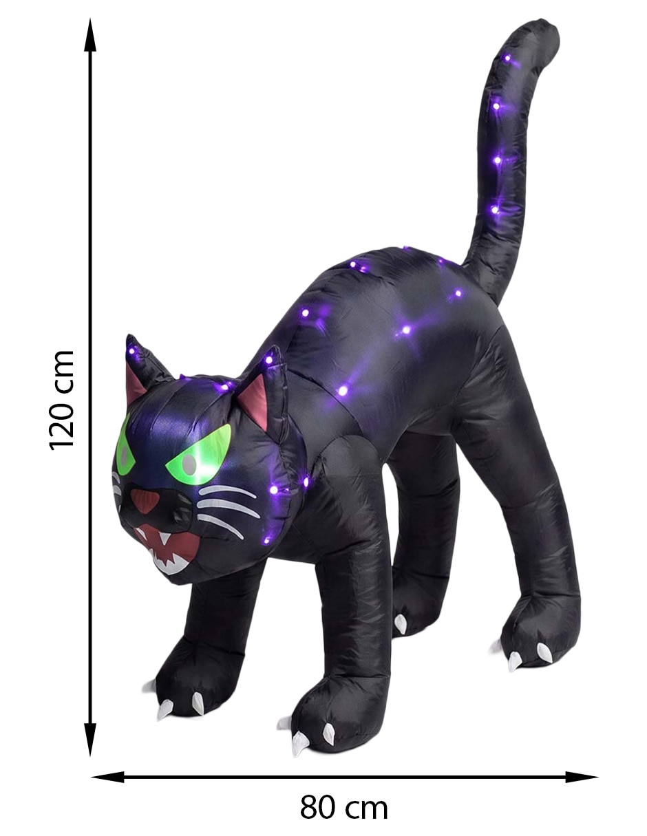 Inflable decorativo forma de gato Cementerium 4