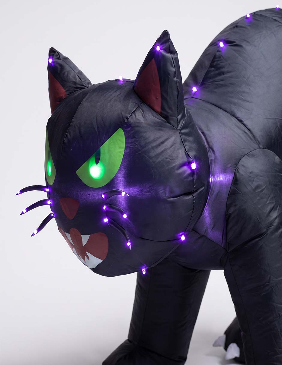 Inflable decorativo forma de gato Cementerium