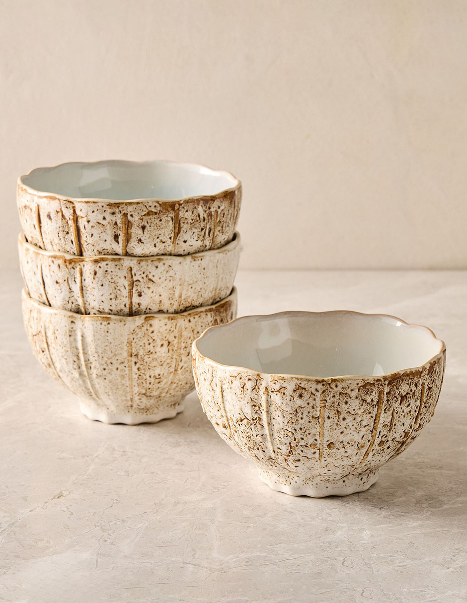 Set bowl cereal Seashell 1