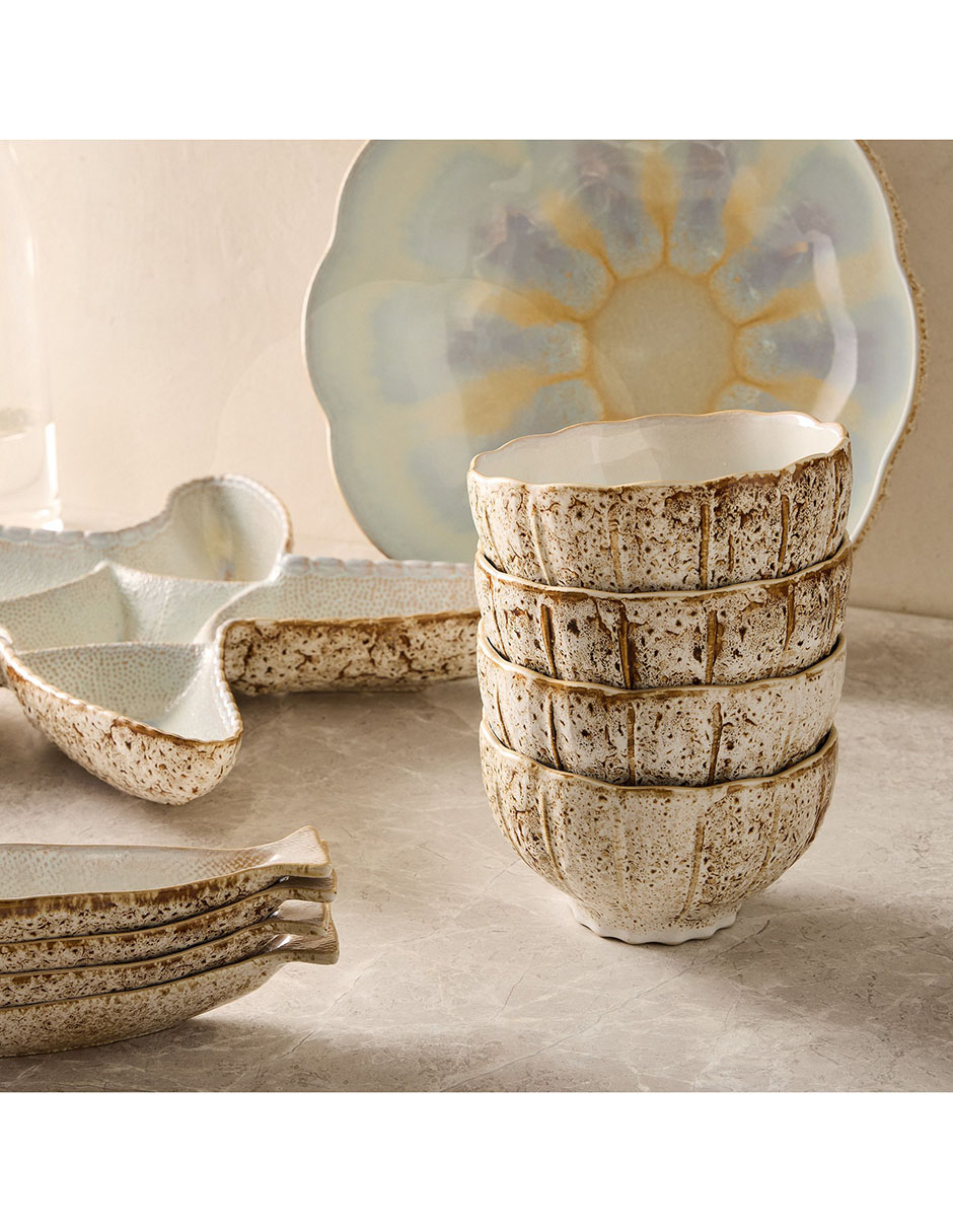 Set bowl cereal Seashell 4