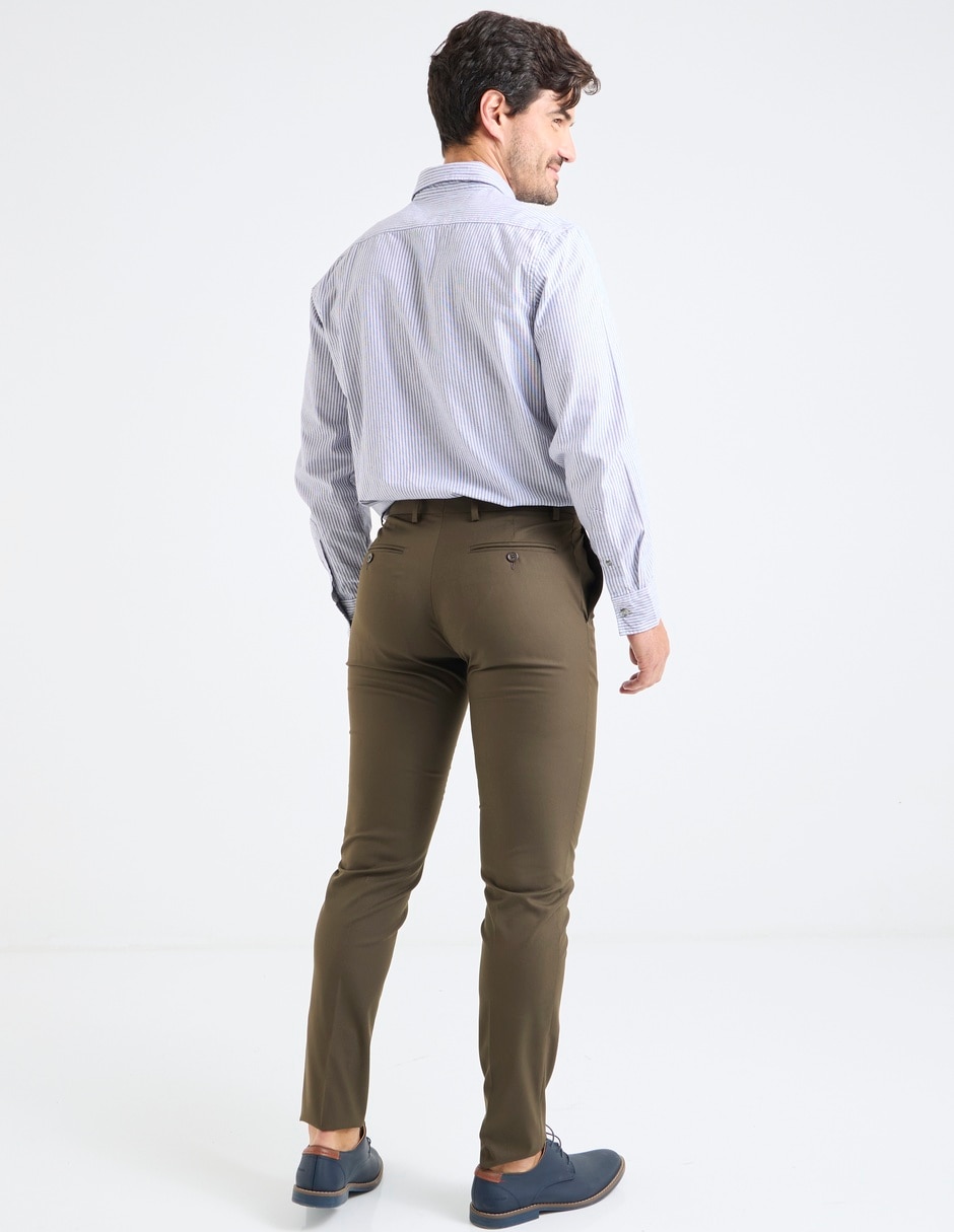 Pantalón de vestir slim para hombre