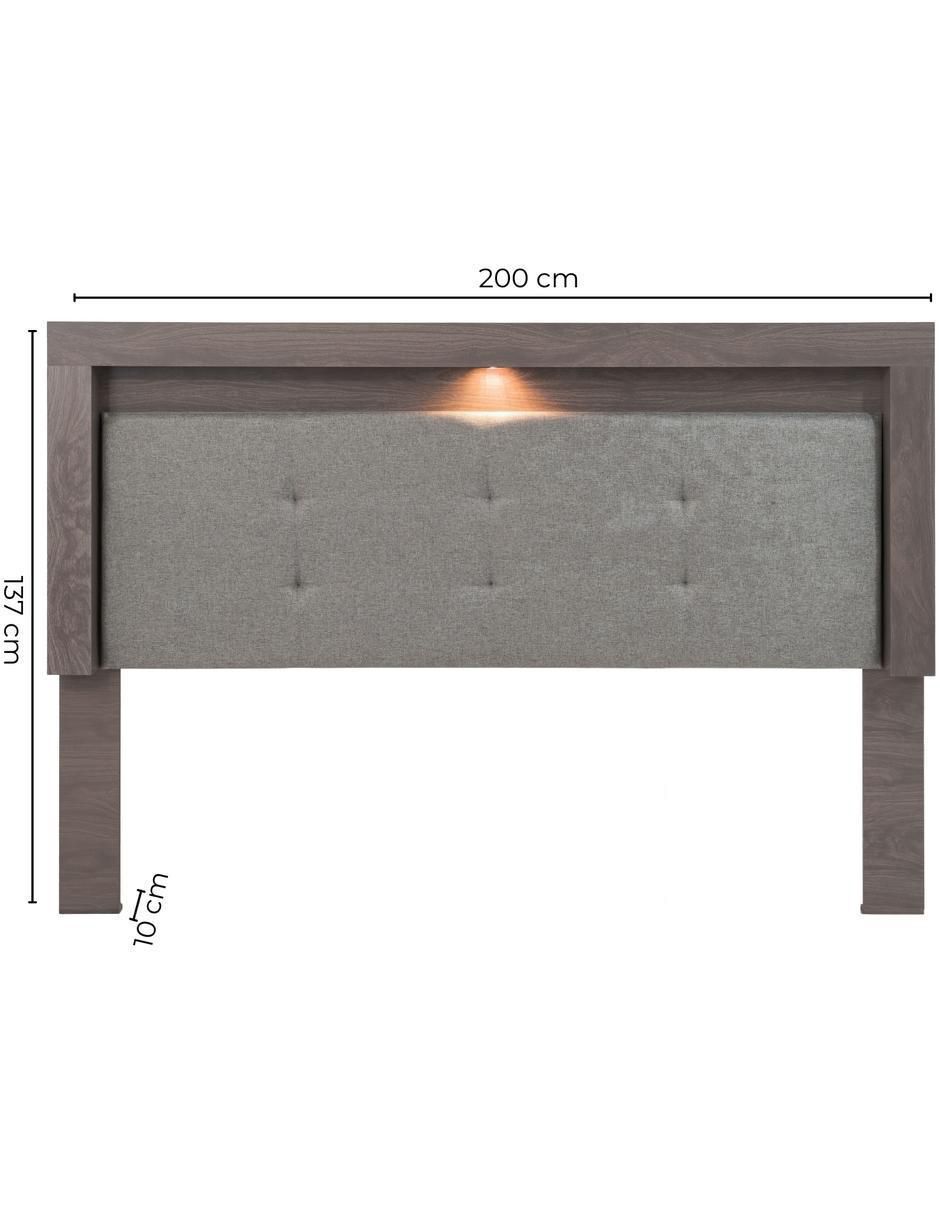 Cabecera Aurora de MDF 9