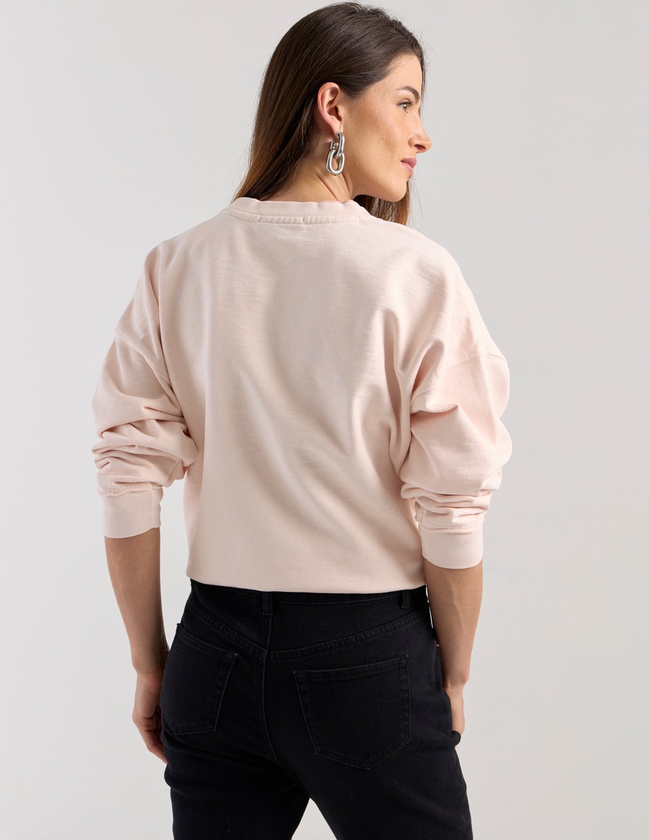 Suéter cuello redondo para mujer 5