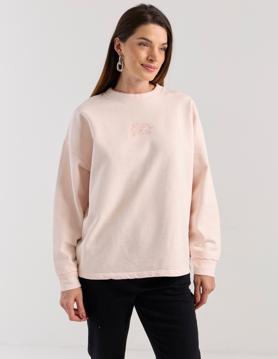 Suéter cuello redondo para mujer 2
