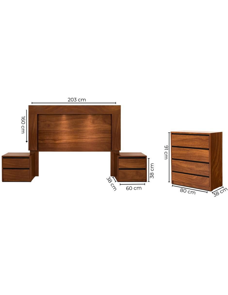 Set recámara Ddargos de MDF 11