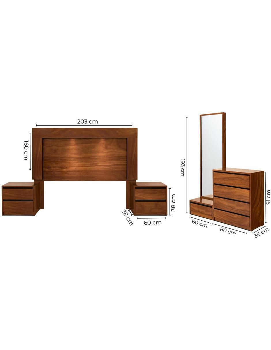 Set recámara Dargos de MDF 13