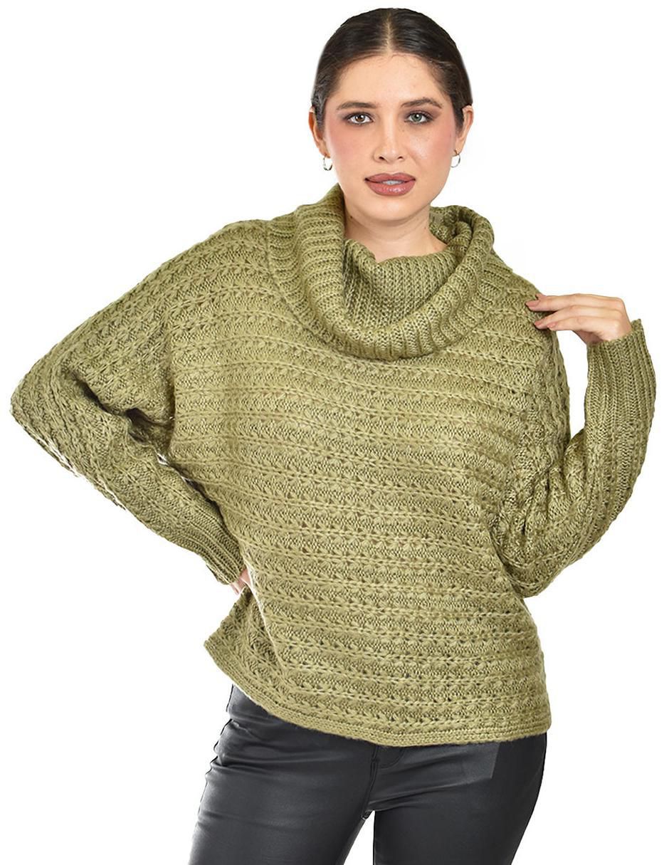 'suéter' 'cuello' alto 'para mujer'