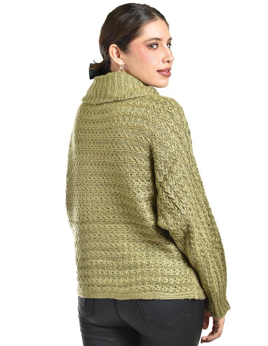 "suéter" "cuello" alto "para mujer" 4