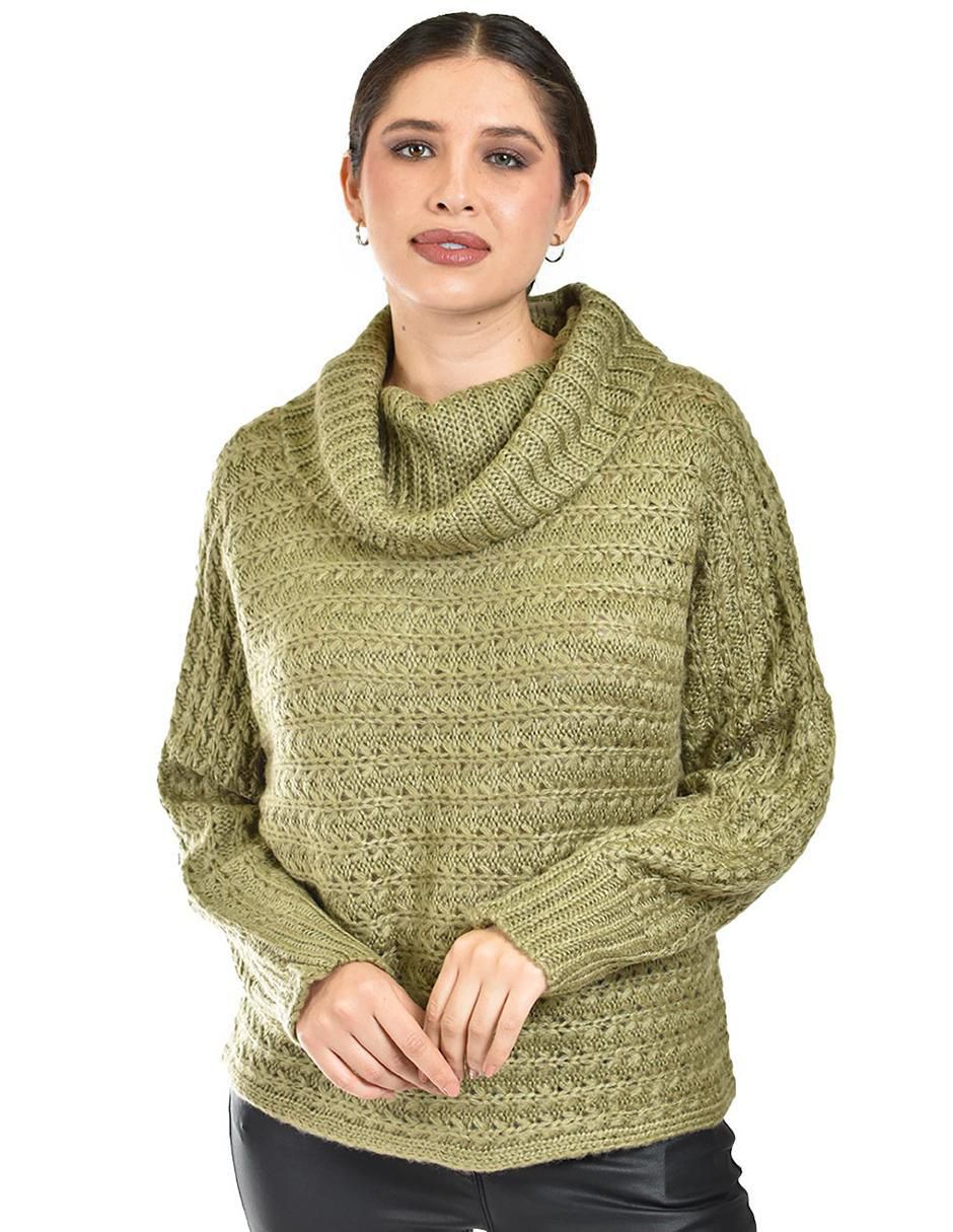 "suéter" "cuello" alto "para mujer" 3