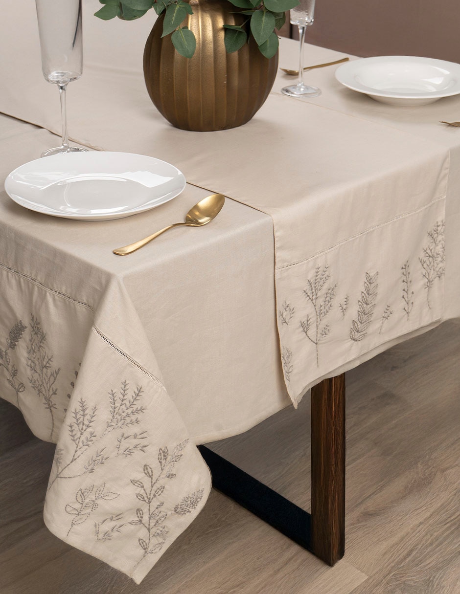 Mantel rectangular de algodón 9