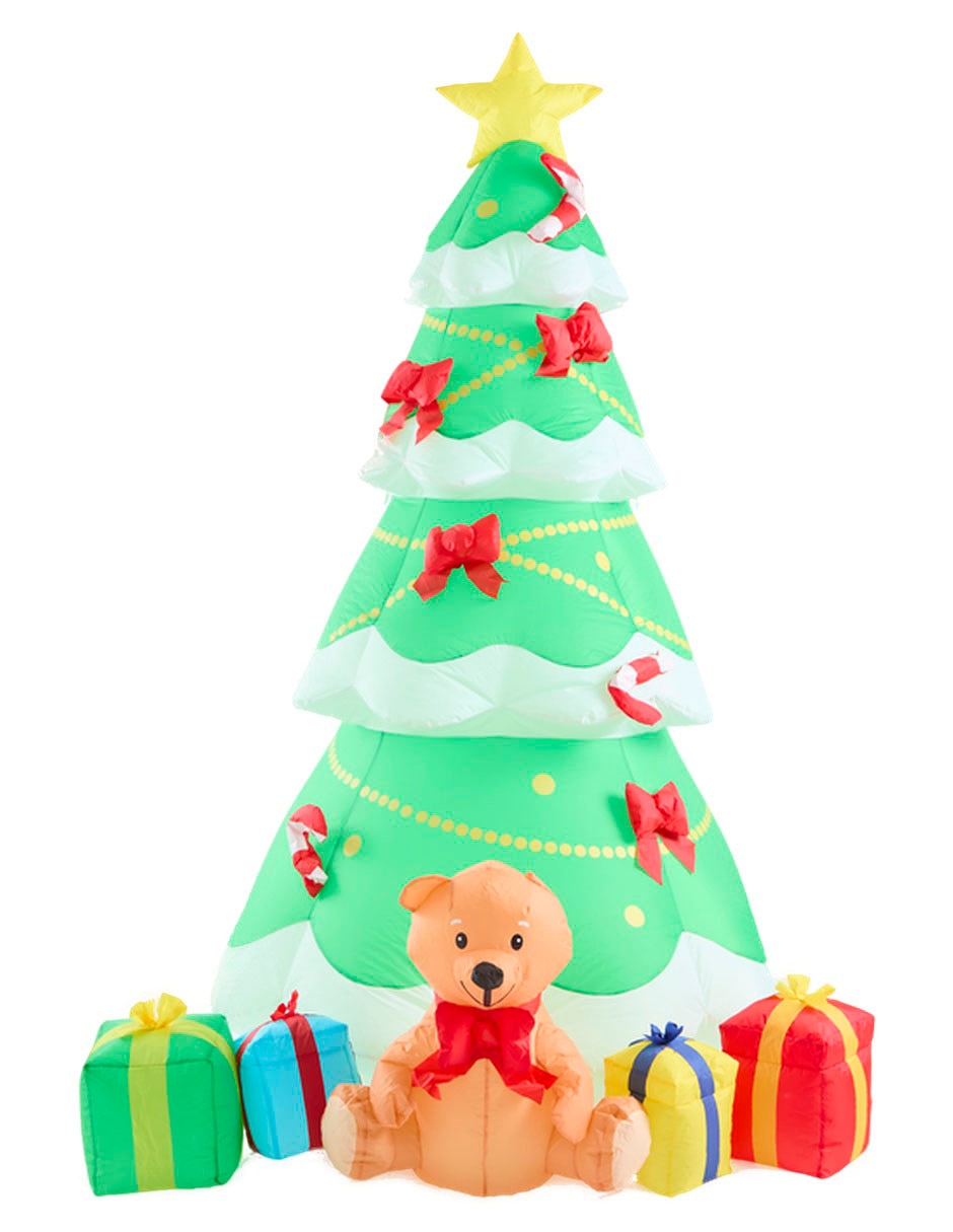 Inflable decorativo forma de arbol de navidad 1