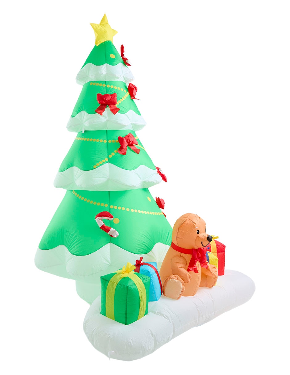 Inflable decorativo forma de arbol de navidad 2