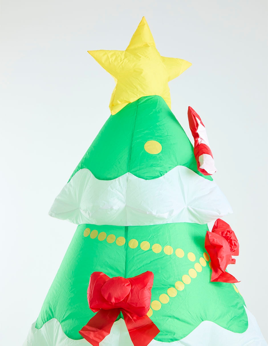 Inflable decorativo forma de arbol de navidad 3