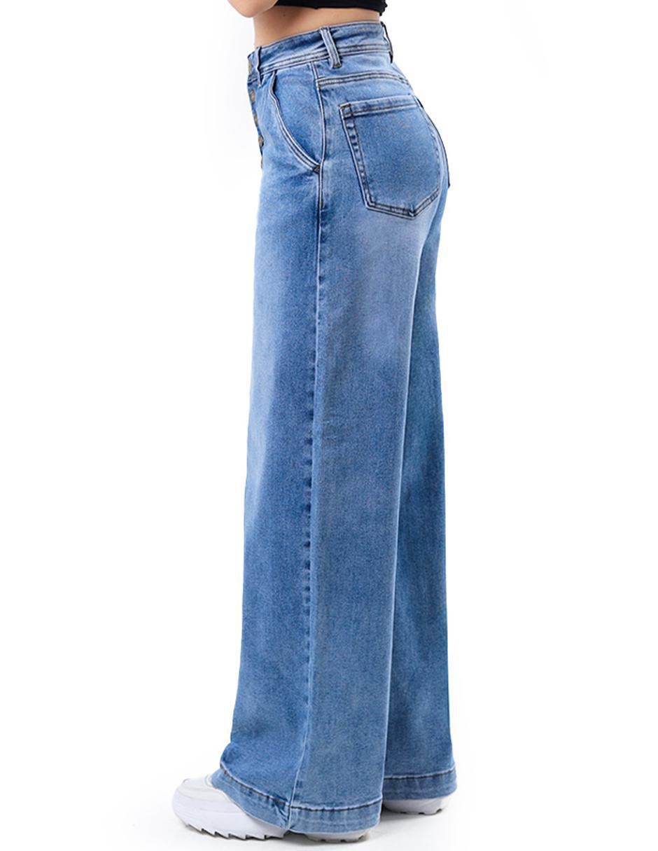 Jeans baggy j-kyr-4118-claro para mujer