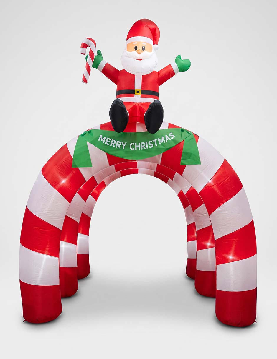 Inflable decorativo forma de santa claus 1